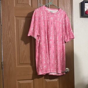 Birdies Pink Ribbon Graphic Men's Tee